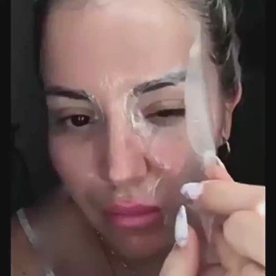 Woman using Overnight Collagen Renewal Dream Mask