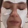 Woman using Hydrate n' Glow Collagen Mask